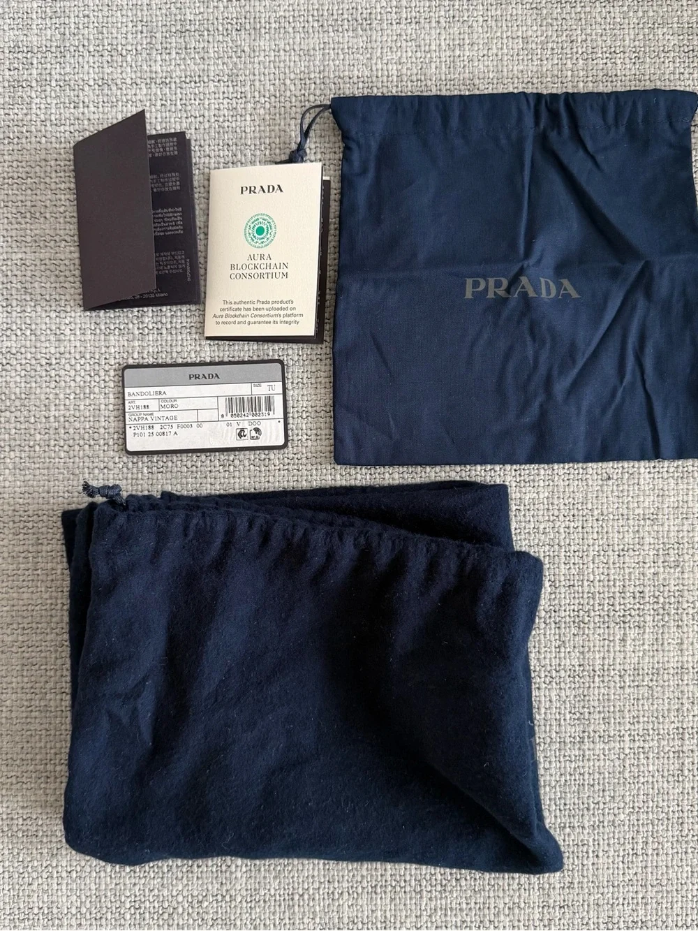Prada Nappa Leather Shoulder Bag